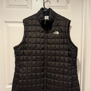 The North Face Black Quilted Vest